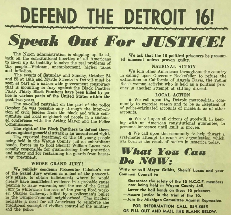 Black Panther Party in Detroit · Detroit Under Fire: Police