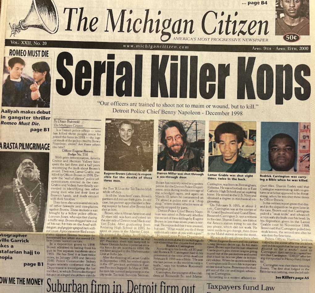 Serial Killer Kops Cover · Crackdown: Policing Detroit Through The War 